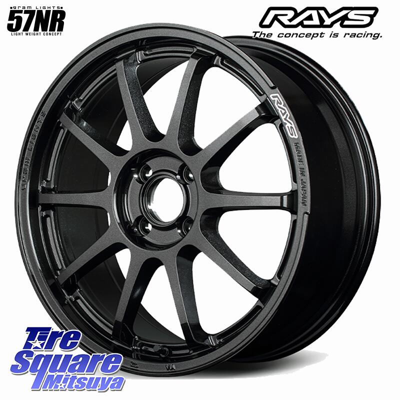 ミシュラン CROSSCLIMATE3 クロスクライメート3 オールシーズンタイヤ 正規 205/50R17 RAYS 【欠品次回要問合せ】 gramLIGHTS 57NR ホイール 17インチ 17 X 7.0J +47 4穴 100 E13オーラ