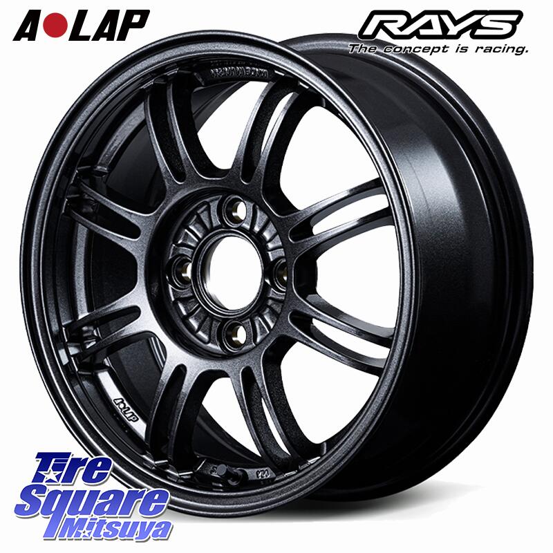 RAYS 【欠品次回5~6月】 A･LAP 軽自動車専用 ホイール 14インチ 14 X 6.0J +40 4穴 100 DUNLOP ダンロップ エナセーブ EC205 サマータイヤ 185/70R14