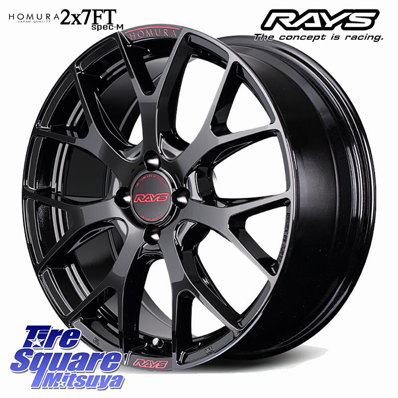 ミシュラン CROSSCLIMATE3 クロスクライメート3 オールシーズンタイヤ 正規 215/45R17 RAYS HOMURA 2x7FT spec-M ホイール 17インチ 17 X 7.0J +45 4穴 100 FITクロスター