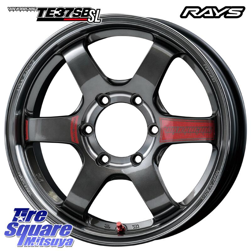 RAYS 【欠品次回10~11月】 VOLK RACING TE37SB SL ボルクレーシング ホイール 18インチ 18 X 8.0J +38 6穴 139.7 DUNLOP ダンロップ グラントレック RT01 ホワイトレター サマータイヤ R/T01 265/65R18