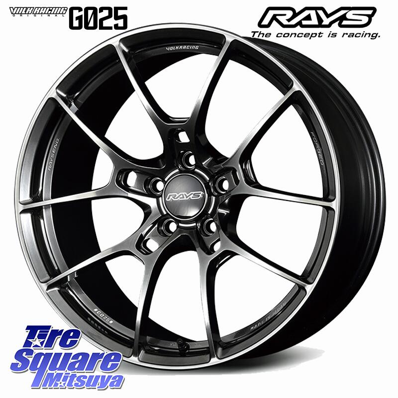 RAYS 【欠品次回10~11月】 G025 VOLK RACING 鍛造 ホイール 18インチ 18 X 8.0J +45 5穴 114.3 ミシュラン PILOT SPORT 5 energy ACOUSTIC 98Y XL 正規 235/45R18 CY2アコード