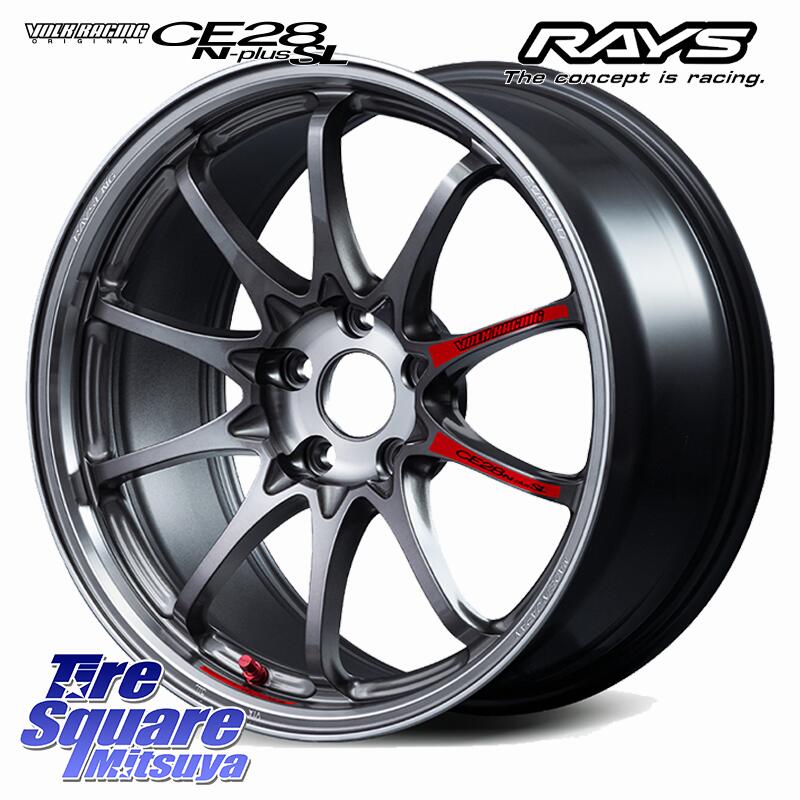 RAYS 【欠品次回10~11月】 CE28N-plus SL VOLK RACING 鍛造 ホイール 18インチ 18 X 8.5J(M14B) +44 5穴 114.3 KUMHO ECSTA SPORT PS72 サマータイヤ 235/45R18 レクサスIS 30系後期