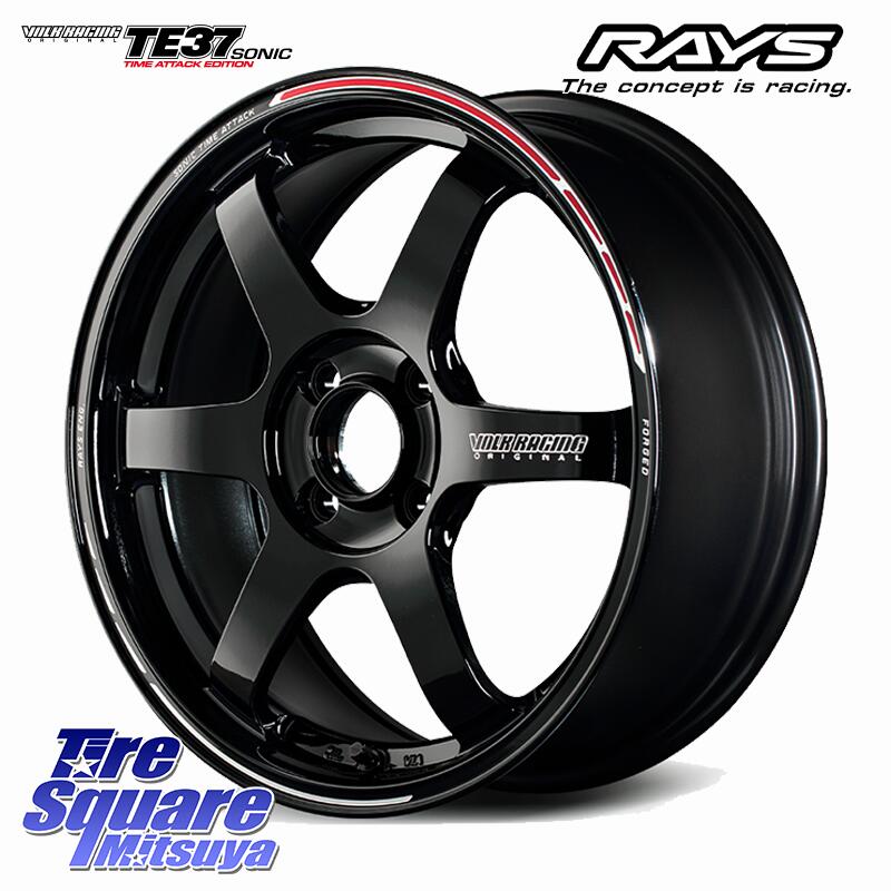 グッドイヤー EffcientGrip ECO EG02 サマータイヤ 185/55R16RAYS 【欠品次回3~4月】 TE37 SONIC TIME ATTACK EDITION 鍛造 ホイール 16インチ 16X6.5J 39 4穴 100 ロードスター スペイド ヤリス カスタム前提 スイフト｜タイヤスクエアミツヤ
