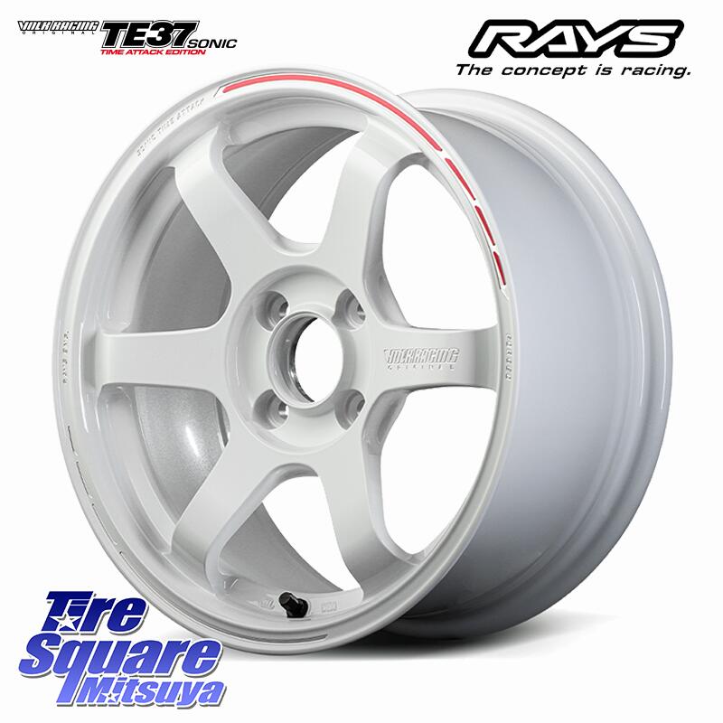 グッドイヤー EffcientGrip ECO EG02 サマータイヤ 185/55R16RAYS 【欠品次回3~4月】 TE37 SONIC TIME ATTACK EDITION 鍛造 ホイール 16インチ 16X6.5J 39 4穴 100 ロードスター スペイド ヤリス カスタム前提 スイフト｜タイヤスクエアミツヤ