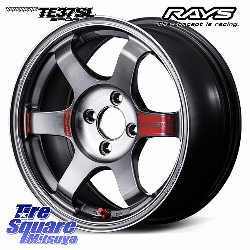 RAYS VOLK RACING TE37 SAGA SL 鍛造 ホイール 15インチ 15 X 8.0J +20 4穴 100 ホイールのみ 4本価格｜タイヤスクエアミツヤ 114,620円