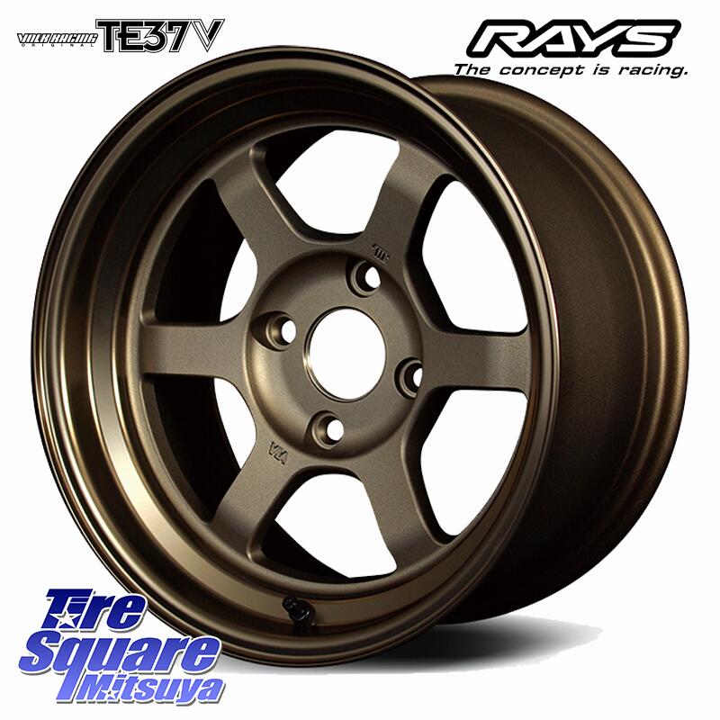 RAYS 【欠品次回12月】 VOLK RACING TE37V ※インセット-15 鍛造 ホイール 15インチ 納期要確認商品 15 X 9.0J +0 4穴 114.3 ホイールのみ 4本価格｜タイヤスクエアミツヤ
