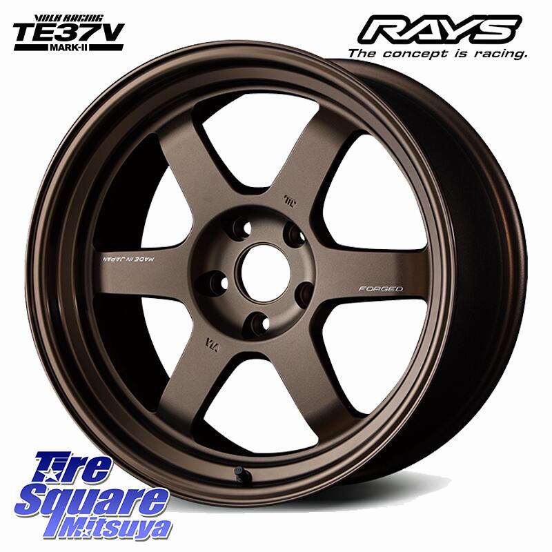 RAYS 【欠品次回10月】 TE37V MARK-2 VOLK RACING 鍛造 ホイール 18インチ 納期要確認商品 18 X 10.5J +0 5穴 114.3 ホイールのみ 1本価格|タイヤスクエアミツヤ
