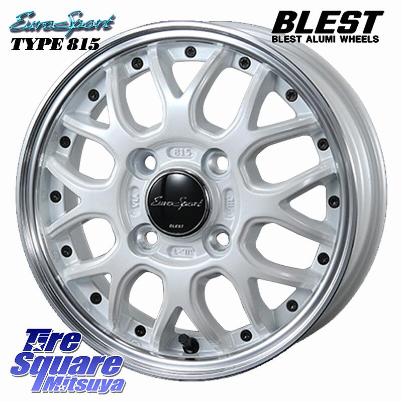 グッドイヤー DuraGrip デュラグリップ XL 正規品 新車装着 サマータイヤ 175/65R15BLEST EuroSport Type815 軽自動車専用 ホイール 15インチ 15X5.0J 45 4穴 100 タフト ハスラー リフトアップ等カスタム フレアクロスオーバー リフトアップ等カスタムサイズ｜タイヤスクエアミツヤ