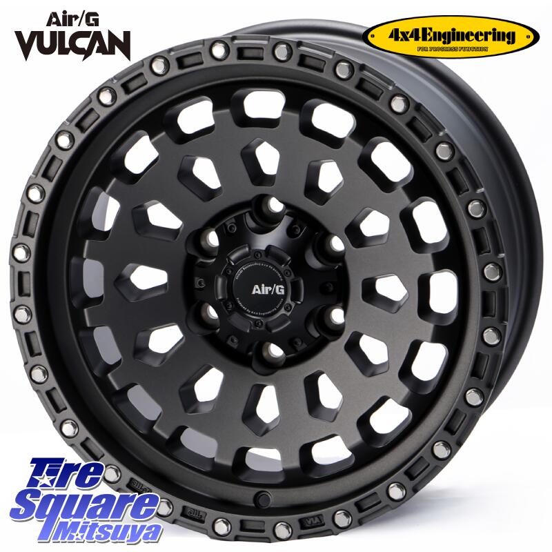 ミシュラン CROSSCLIMATE3 クロスクライメート3 オールシーズンタイヤ 正規 265/60R18 4X4エンジニアリング Air/G VULCAN MG ホイール 18インチ 18 X 9.0J +0 6穴 139.7