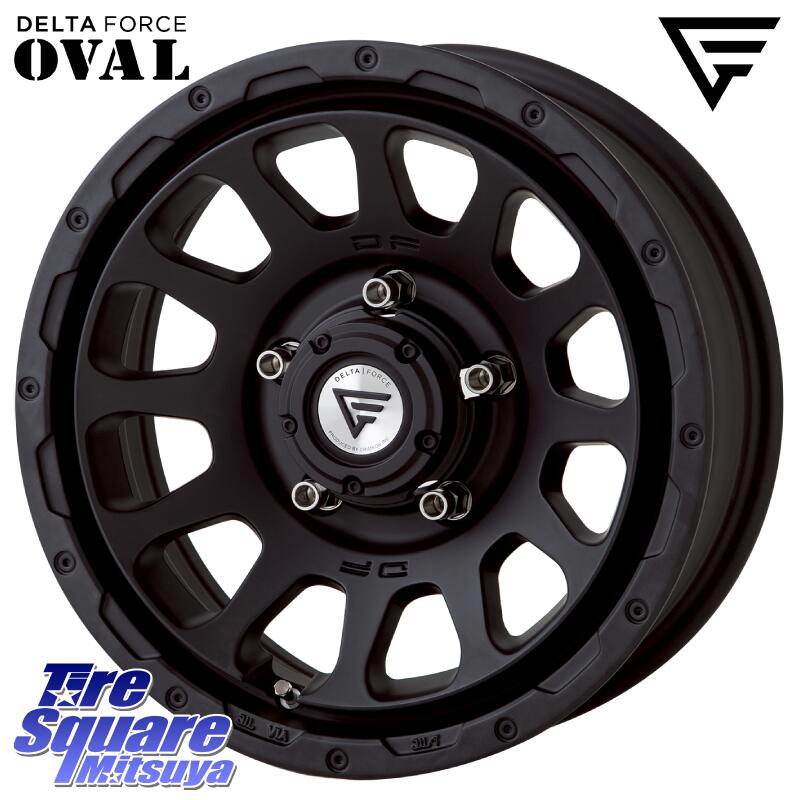 DELTA FORCE デルタフォース オーバル シエラ専用 インセット-5 16インチ 16 X 6.0J +0 5穴 139.7 ブリヂストン アレンザ ALENZA LX200 サマータイヤ 215/70R16 ジムニー専用(要オーバーフェンダー等) ジムニ-シエラ・ノマド(カスタム)