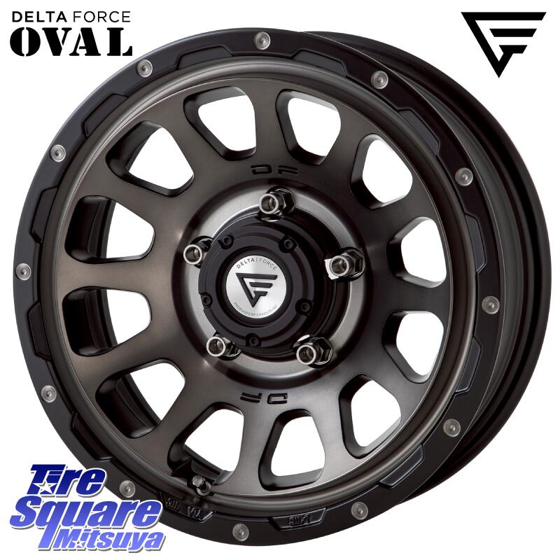 DELTA FORCE デルタフォース オーバル シエラ専用 インセット-5 16インチ 16 X 6.0J +0 5穴 139.7 ホイールのみ 4本価格 ジムニー専用(要オーバーフェンダー等) ジムニー専用(要リフトアップ・オーバーフェンダー等) ジムニ－シエラ・ノマド(カスタム) ジムニ－シエラ・ノ