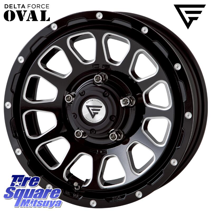 DELTA FORCE デルタフォース オーバル ジムニー専用 ホイール 16インチ 16 X 5.5J +20 5穴 139.7 ホイールのみ 4本価格 ジムニー