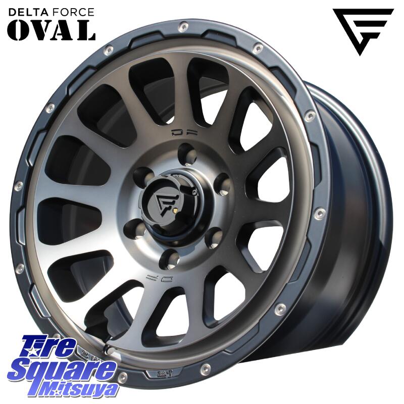 DELTA FORCE デルタフォース オーバル 6穴 ホイール 17インチ 17 X 8.0J +20 6穴 139.7 KENDA ケンダ Klever A/T AT KR28 SALE● サマータイヤ 265/70R17