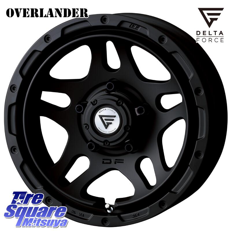 DELTA FORCE OVERLANDER ジムニーシエラ専用 ※インセット-5 ホイール 16インチ 16 X 6.0J(JB74) +0 5穴 139.7 ホイールのみ 4本価格 ジムニ－シエラ・ノマド