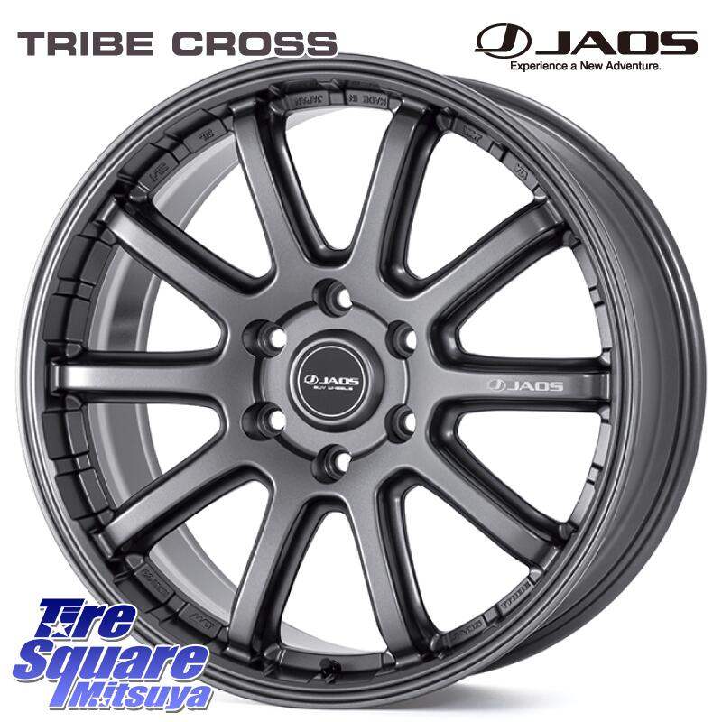 JAOS JAOS TRIBE CROSS ジャオス トライブ クロス 17インチ 17 X 8.0J +0 6穴 139.7 DUNLOP ダンロップ グラントレック RT01 ホワイトレター サマータイヤ R/T01 265/65R17