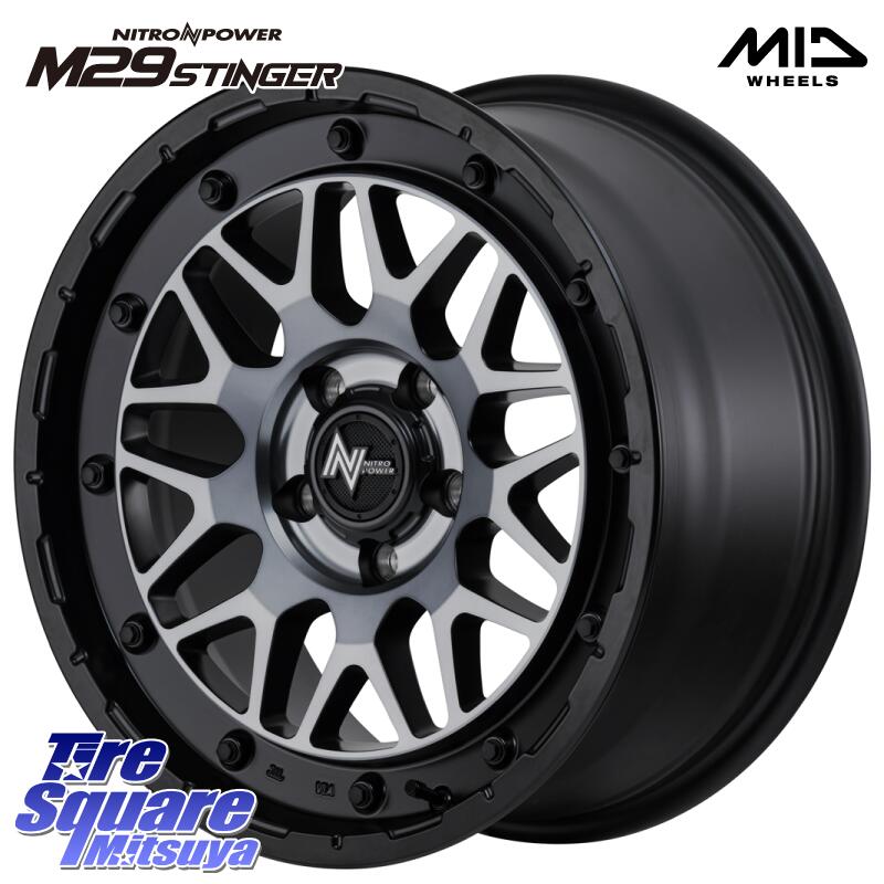 グッドイヤー GOODYEAR ICE NAVI8 アイスナビ8 スタッドレス ミツヤ 195/60R16 MANARAY NITRO POWER ナイトロパワー M29 STINGER スティンガー ホイール 16インチ 16 X 7.0J +40 5穴 114.3 フロンクス