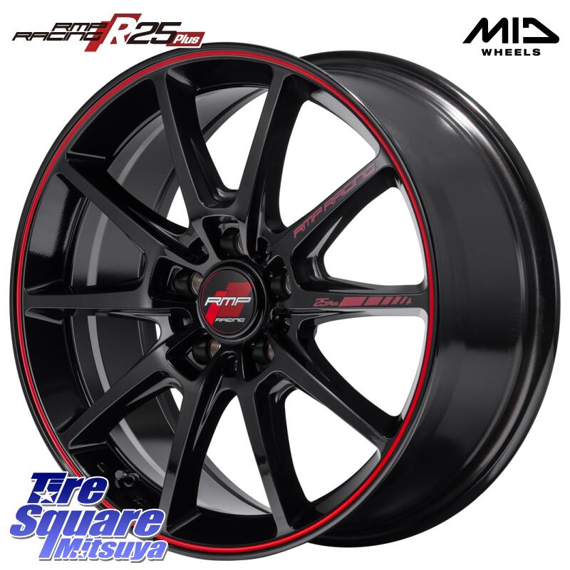 グッドイヤー EAGLE F1 ASYMMETRIC3 イーグル F1 アシメトリック3 ☆ 正規品 新車装着 サマータイヤ 225/45R17MANARAY MID RMP RACING R25Plus ホイール 17インチ レーシング 17X7.0J 48 5穴 114.3｜タイヤスクエアミツヤ 110,265円