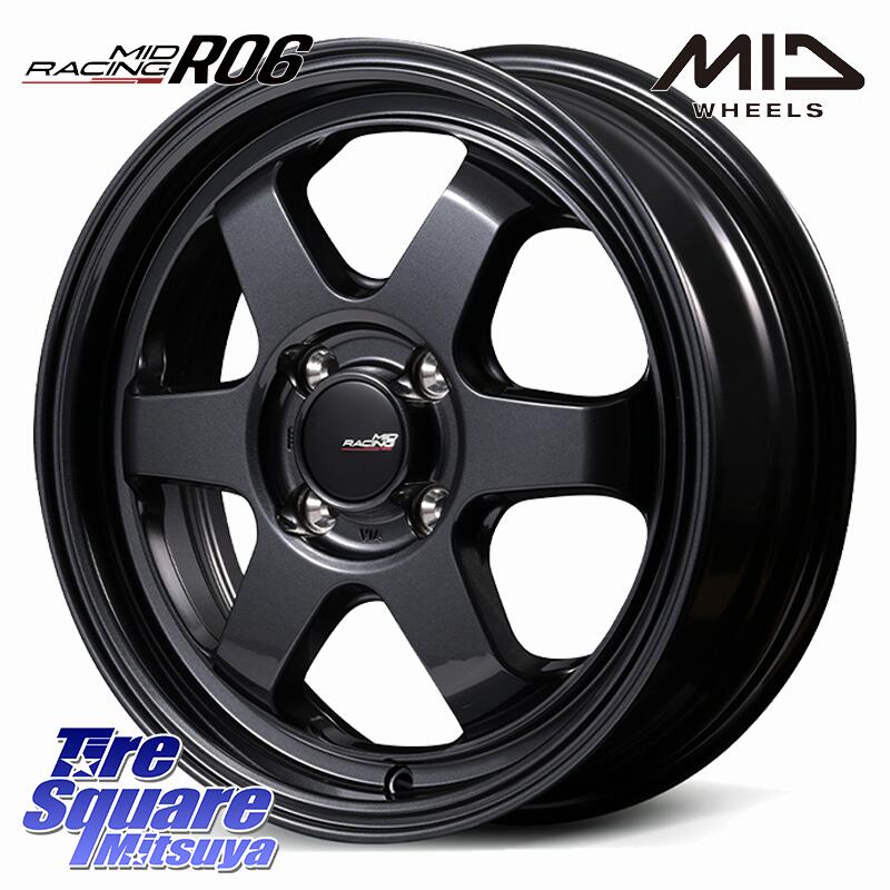 グッドイヤー DuraGrip デュラグリップ XL 正規品 新車装着 サマータイヤ 175/65R15MANARAY MID RACING R06 ホイール 15インチ 15X5.0J 45 4穴 100 タフト ハスラー リフトアップ等カスタム フレアクロスオーバー リフトアップ等カスタムサイズ｜タイヤスクエアミツヤ