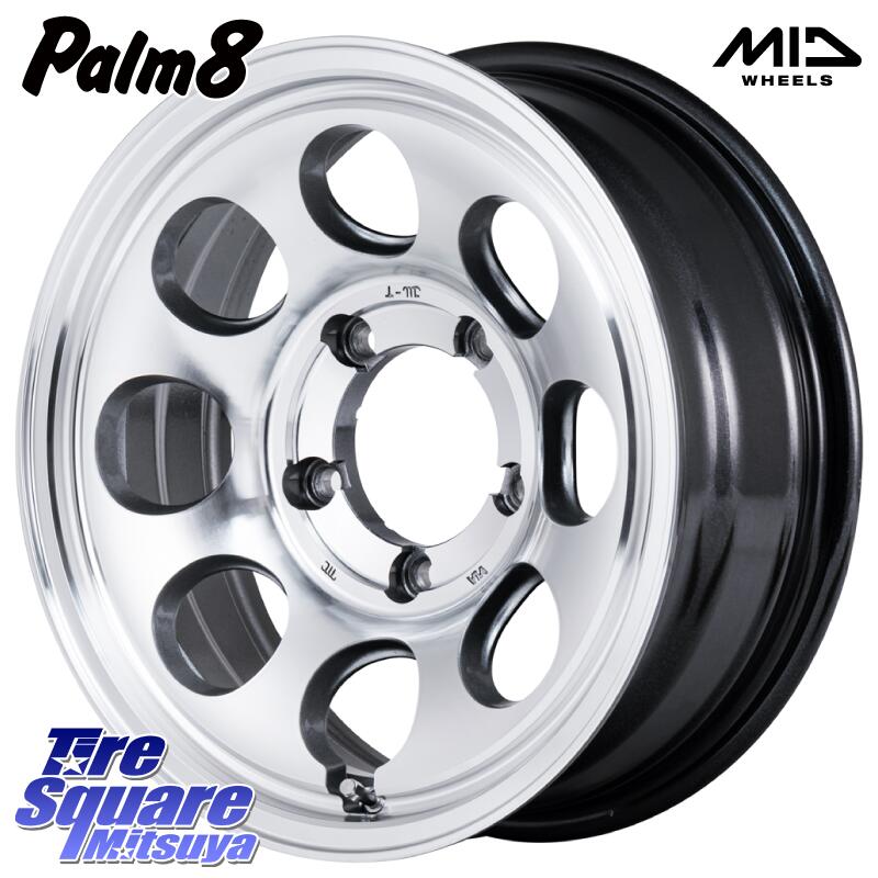 YOKOHAMA R9811 GEOLANDAR CV 4S オールシーズンタイヤ ヨコハマ 215/65R16 MANARAY MID Garcia Palm8 ガルシア パーム8 PO JIMNY ホイール 16インチ 16 X 5.5J +20 5穴 139.7 ジムニー専用(要オーバーフェンダー等)