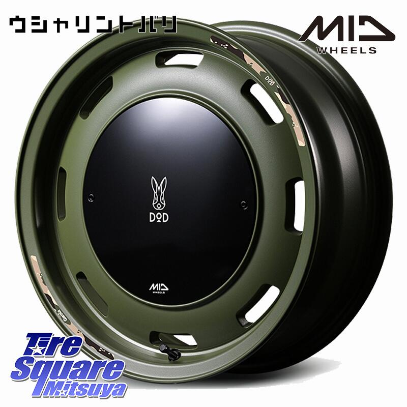 KUMHO WINTERCRAFT ice Wi61 2025年製 クムホ ウィンタークラフトアイスWi61 スタッドレス ミツヤ 175/70R14 MANARAY MID x DOD ウシャリントバリ ホイール 14インチ 14 X 4.5J +45 4穴 100 Mx27/37/47Sソリオ・デリカD2