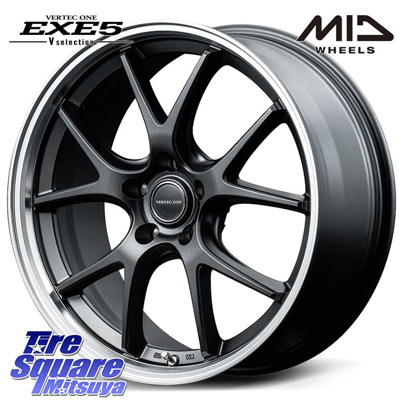 楽天市場】MANARAY MID VERTEC ONE EXE5 Vselection ホイール 18インチ