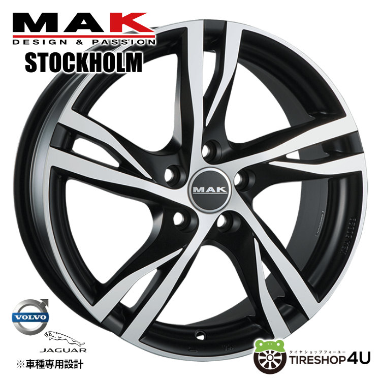 あちゅさん専用　超美品　17インチ　 MAK ストックホルム 楽天市場】【最大P10倍】阿部商会 MAK STOCKHOLM 17x7.0J 5/108