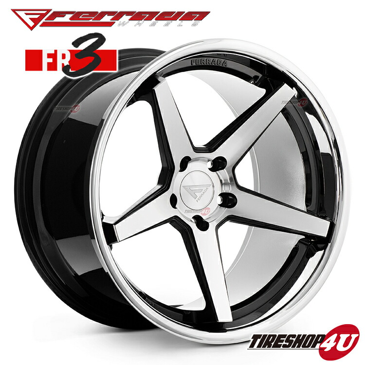 楽天市場】【最大ポイント33倍】19インチ Ferrada wheels FR3 19×8.5 ...