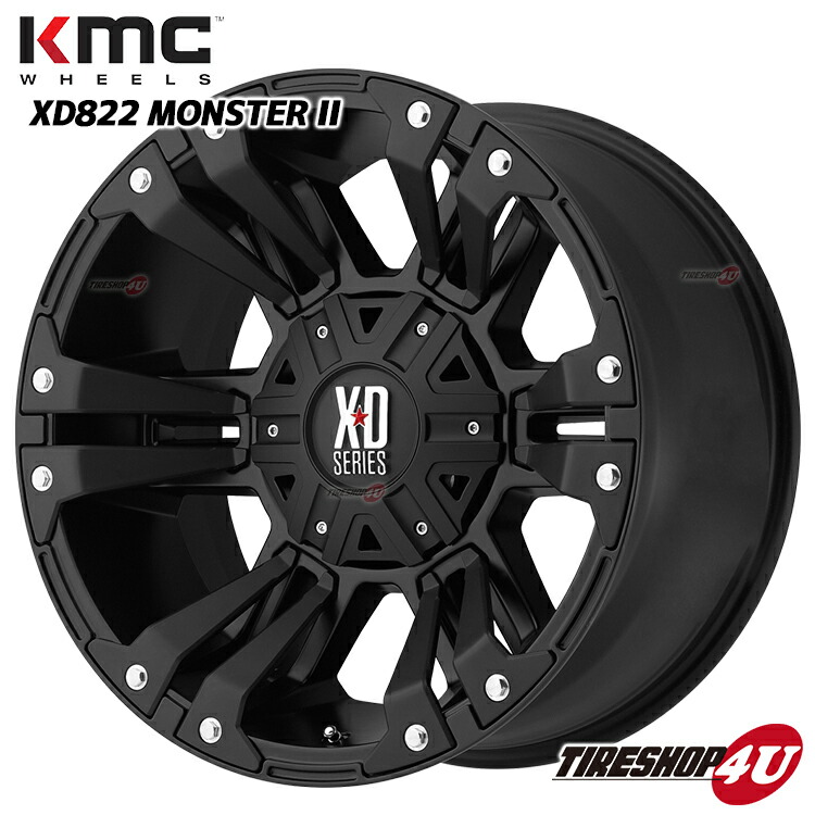 楽天市場 インチkmc Xd2 Monstar2 9 0j 6 135 139 7 18matte Black Kmc Xd モンスター2 Fjクルーザー ハイラックスサーフ 1 150プラド Hummer H3 新品アルミホイール1本価格 Tire Shop 4u 楽天市場店