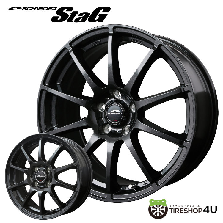 送料無料人気220419502647210　A-TECH　シュナイダー　17ｘ7J　+55　5H　PCD114.3　ハブ径73mm　4本セット 社外品