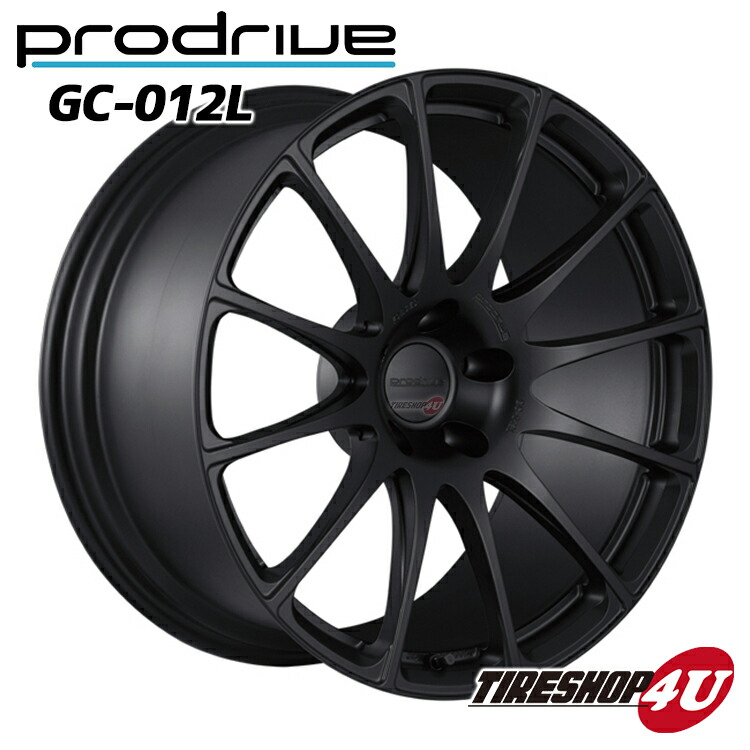 楽天市場 1台分4本購入で送料無料 代引き不可 18インチprodrive Gc 012l 17 8 5j 5 114 3 55 Fb フラットブラック Face 1 Disk L1 鍛造 プロドライブ Gc012k 新品アルミホイール1本価格 国産車用 Tire Shop 4u 楽天市場店