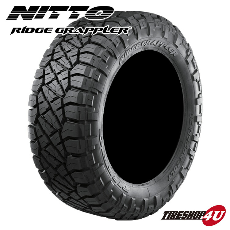 【最大P25倍】～2026年製 4本セット送料無料 新品 NITTO RIDGE GRAPPLER 35x12.50R17 LT 119P ニットー リッジグラップラー サマータイヤ ラジアルタイヤ 単品 4本価格 ランドクルーザー250 LC250 ラングラー 35x12.50-17 タイヤのみ