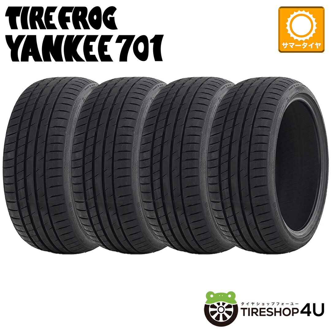 【最大P15倍】~2026年製 4本セット 225/40R19 93Y XL TIRE FROG YANKEE701 タイヤフロッグ ヤンキー701 サマータイヤ 単品 4本価格 新品 225/40-19 送料無料|TIRE SHOP 4U 店