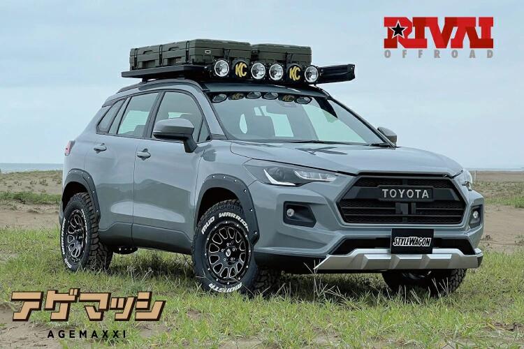 発売記念価格 RIVAI OFFROAD アゲマッシ リフトアップ サスペンション トヨタ カローラクロス ZVG15 4WD用 約 16~33mm アップ リヴァイオフロード AGEMAXXI 前後 1台分