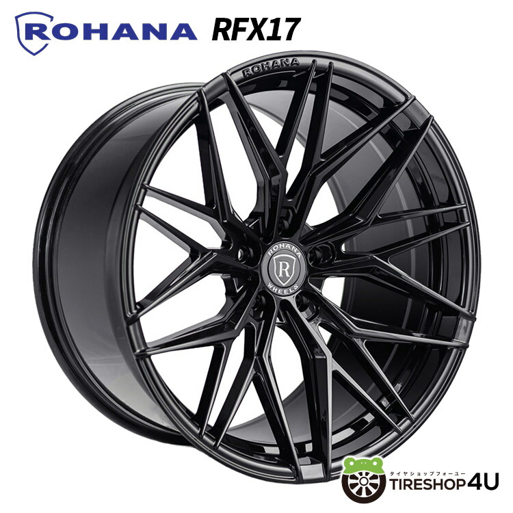 楽天市場】ROHANA RFX17 20×10.0J 5/112 +33 HUB:66.56 グロス
