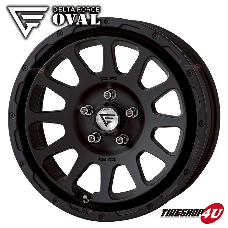 楽天市場】デルタフォース オーバル 17X7.0J 5/114.3 +32 CB 73φ 