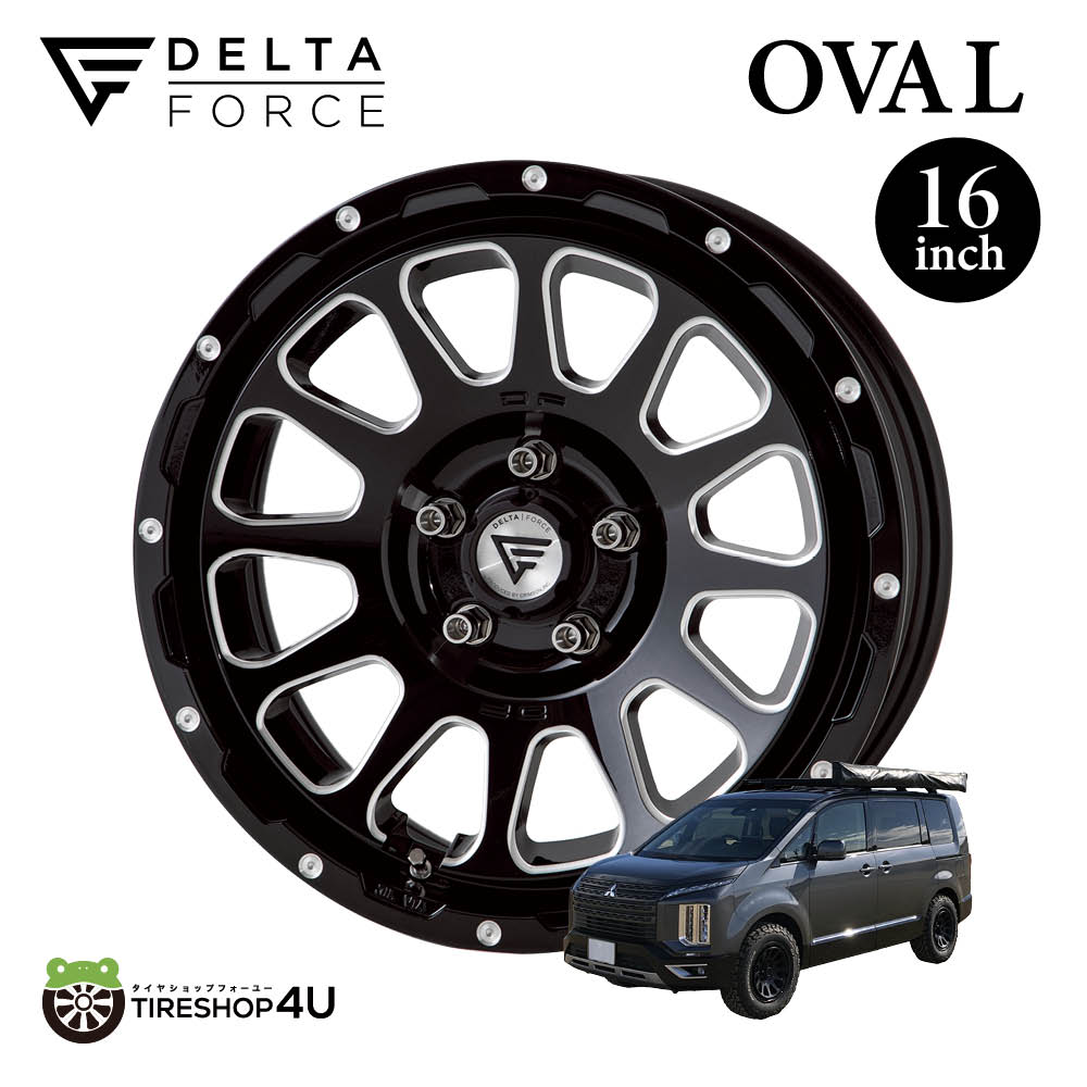 楽天市場】デルタフォース オーバル 16x7.0J 5/114.3 +42 CB 73φ