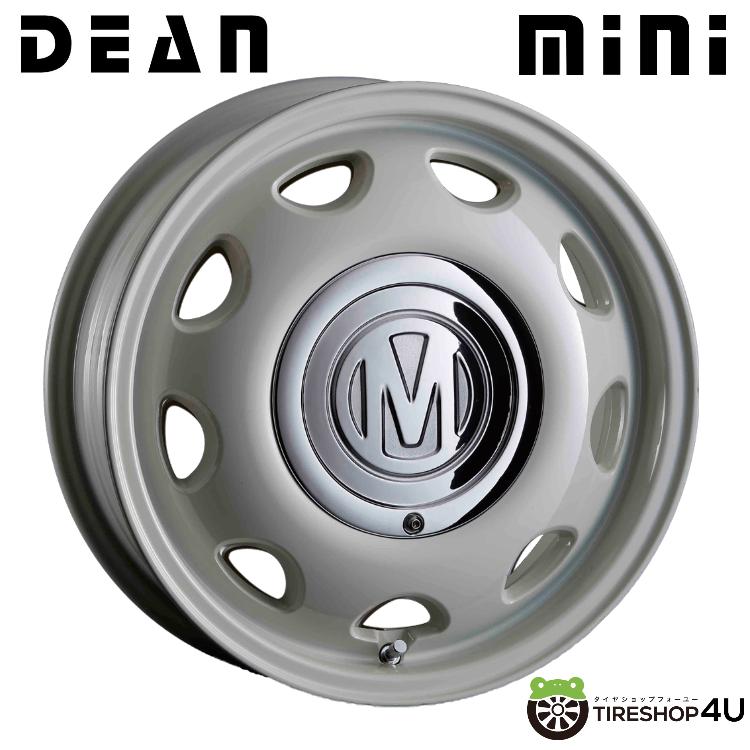【最大P15倍】15インチ CRIMSON DEAN mini 15x5.0 4/100 +45 MARGUERITE WHITEクリムソン ディーン ミニ マーガレットホワイト新品アルミホイール1本価格[4本購入で送料無料]｜TIRE SHOP 4U 店