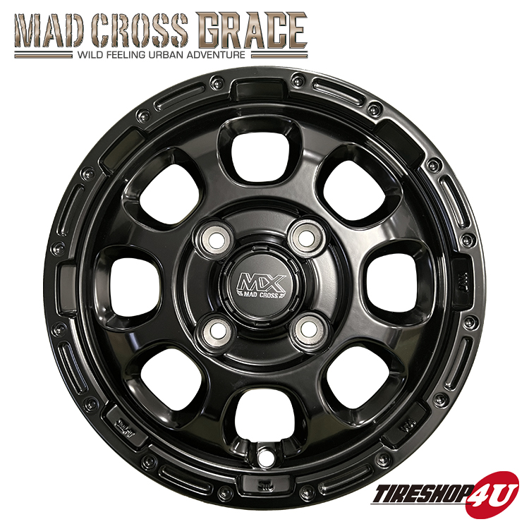 楽天市場】数量限定特価 MAD CROSS GRACE 12x4.00B 4/100 +43 オール