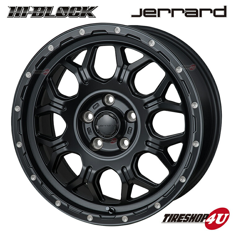 ジムニー HIーBLOCK JERRARD 16インチ 5.5J +22 4本
