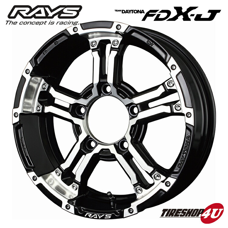 【はらたじゅん】レイズ デイトナ 16インチ 楽天市場】【取付対象】 RAYS DAYTONA FDX 16×6.5J 6/139.7 38