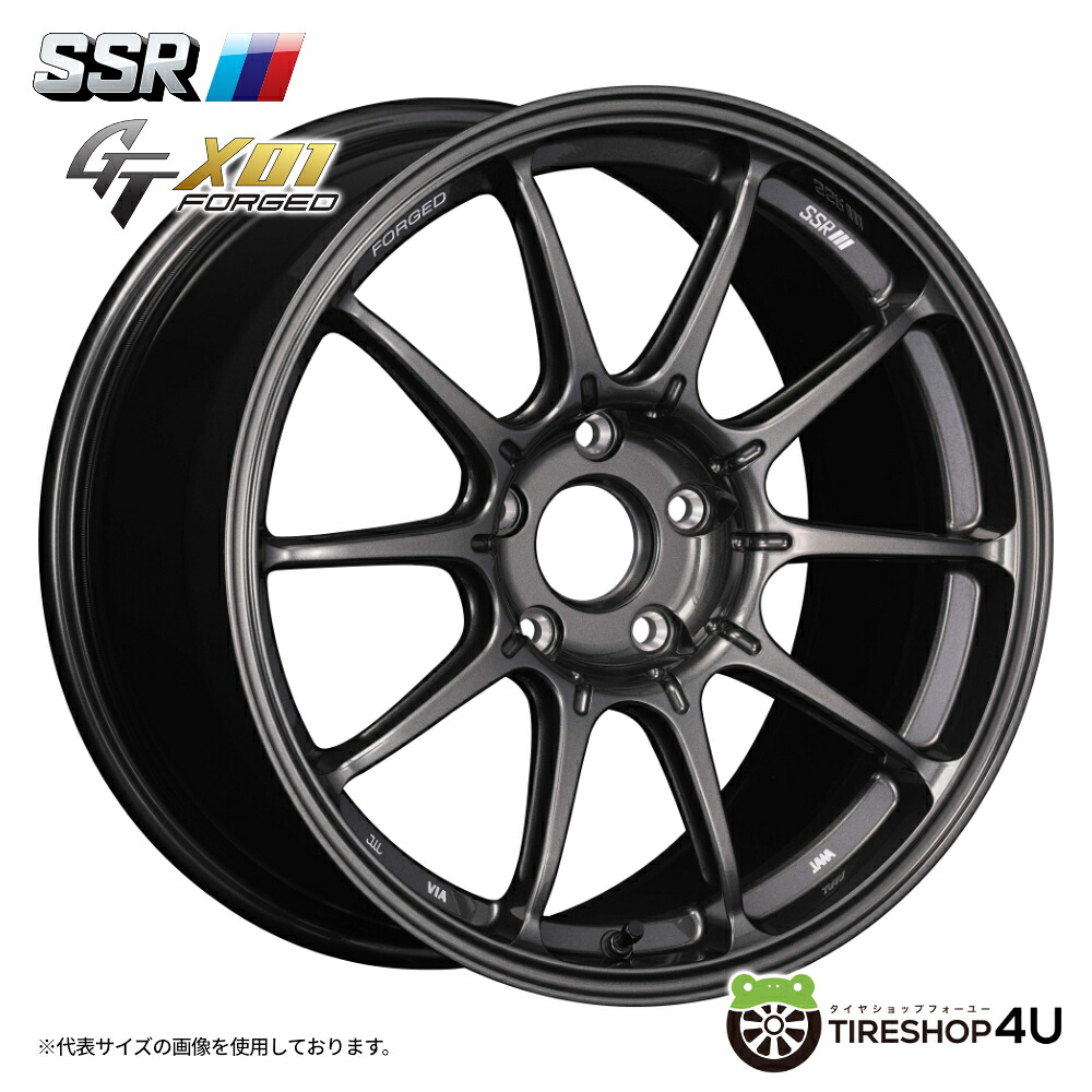 【最大P15倍】18インチ SSR GTX01 FORGED 18x8.5J 5/114.3 +44 ガンメタFACE《STD》 新品アルミホイール1本価格 [4本購入で送料無料]｜TIRE SHOP 4U 店