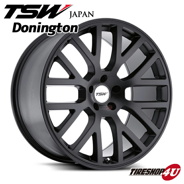 楽天市場 新品アルミホイール1本価格 19インチtsw Donington ドニントン 19 8 0j 5 112 32マットブラック 1980 Tire Shop 4u 楽天市場店