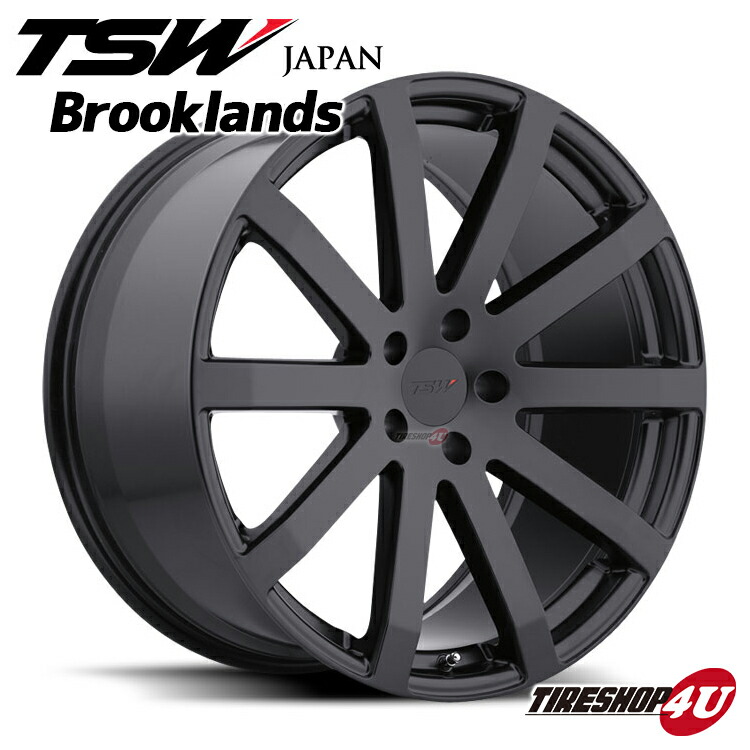 楽天市場 新品アルミホイール1本価格 17インチtsw Brookland ブルックランド 17 8 0j 5 112 45マットブラック 1780 Tire Shop 4u 楽天市場店