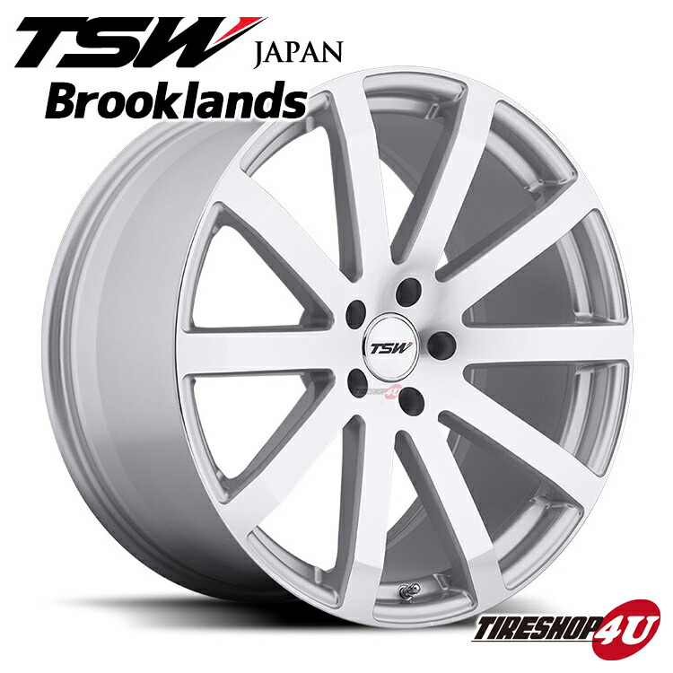 楽天市場 新品アルミホイール1本価格 18インチtsw Brookland ブルックランド 18 8 0j 5 112 32シルバーポリッシュ 10 Tire Shop 4u 楽天市場店