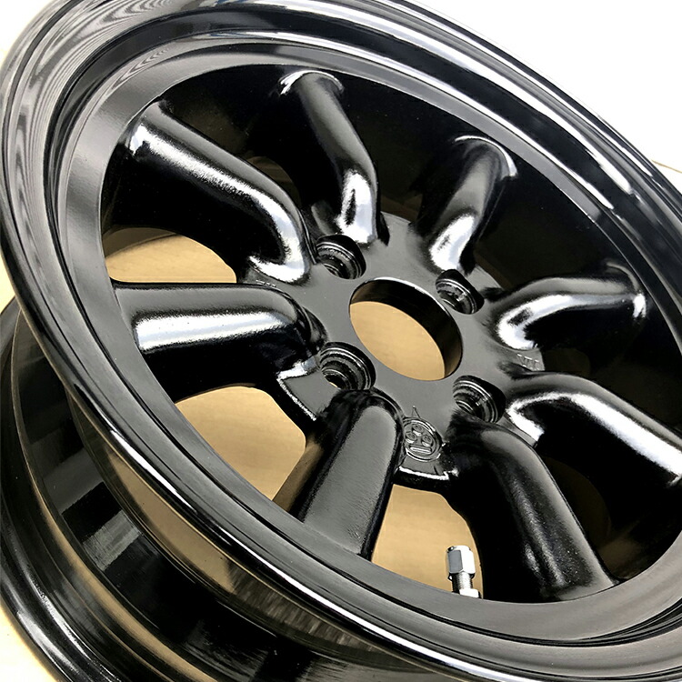 アルミホイール2本価格 14インチ Rsワタナベ エイトスポーク 14 6 5j 4 100 Et9 5 つや有りブラック Type A 組込済 装着済未走行 Butlerchimneys Com