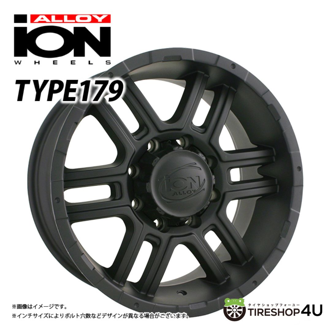 【最大P15倍】【即納】在庫限り 4本セット 18インチ ION ION TYPE17918x9.0J 5/139.7+12 XB マットブラックイオンホイール タイプ179ホイール単品4本価格 [4本購入で送料無料]｜TIRE SHOP 4U 店