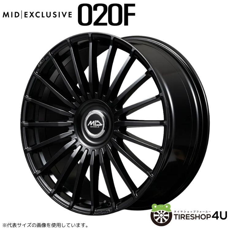 【最大P15倍】21インチ MARUKA MID EXCLUSIVE 020F21x8.5J 5/114.3&108+40 セミグロスブラックミッドエクスクルーシブ 020Fホイール単品1本価格[4本購入で送料無料]5-108 VOLVO：V60, LANDROVER｜TIRE SHOP 4U 店