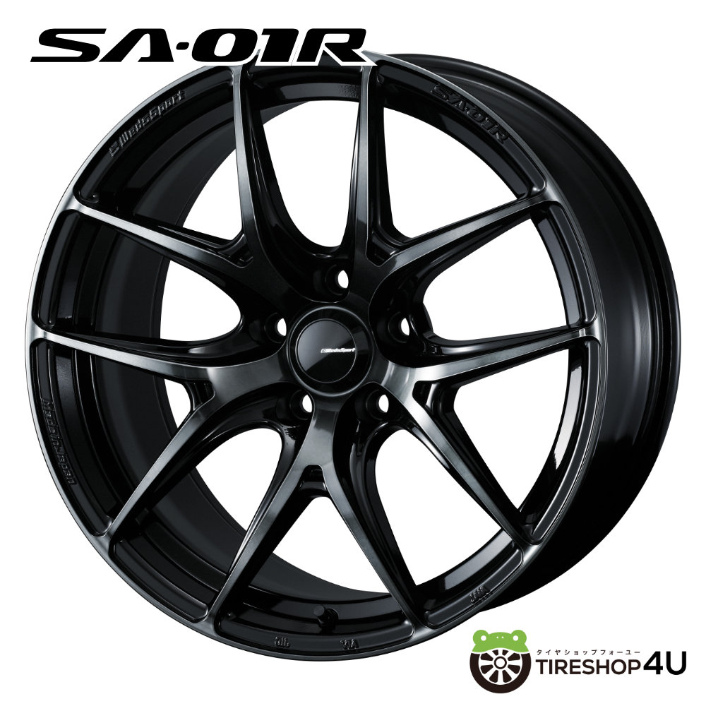 楽天市場】18インチ WEDS WedsSport SA-01R 18x8.5J 5/114.3 +45