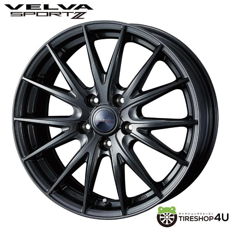 18インチ WEDS VELVA SPORT2 18x7.5J 5/114.3 +55 ディープメタル2 ウェッズ ヴェルヴァ スポルト2 アウトバック ヴェゼル スイフトスポーツ 新品アルミホイール1本価格 [4本購入で送料無料]