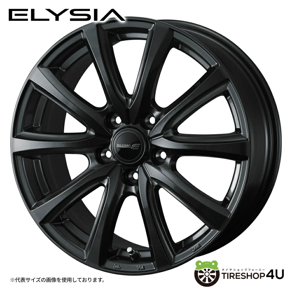 楽天市場】16インチ WEDS ELYSIA 16x6.5J 5/100 +47 GMT ガン 